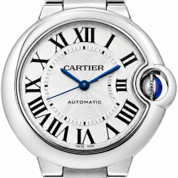 Cartier Ballon Bleu De 33MM W6920071 White Dial Watch